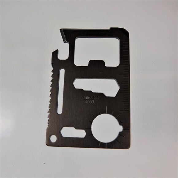 Multipurpose Pocket Survival Tool Stainless Steel - Picture 2 of 8